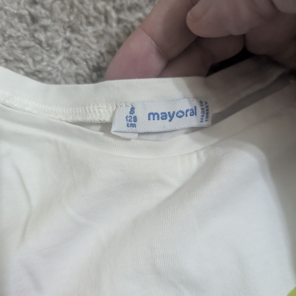 Mayoral Cream Tee - Picture 3 of 3